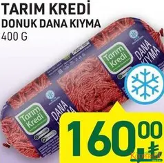 TARIM KREDİ DONUK DANA KIYMA 400 G TARIM KREDİ DONUK DANA KIYMA 400 G